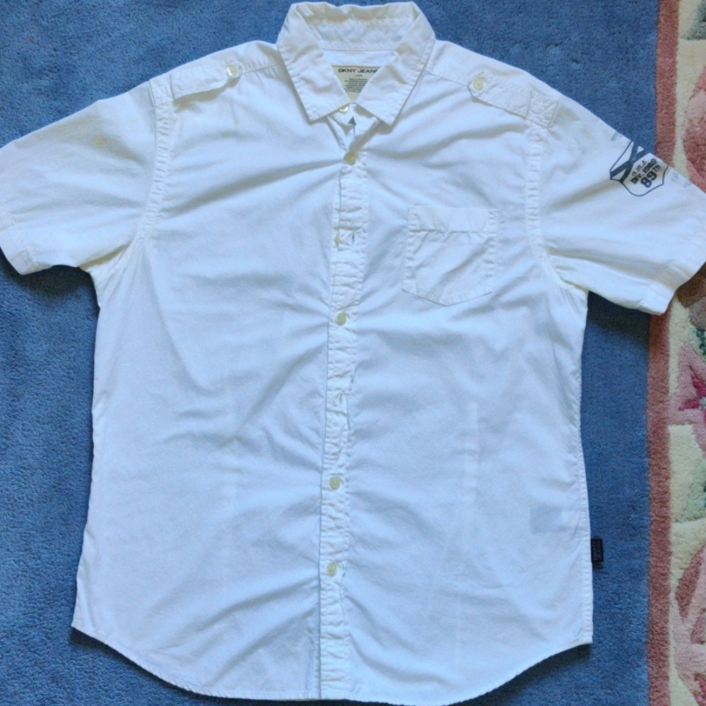 DKNY Jeans Short-Sleeve Button Down Shirt